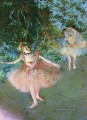 am Set 1880 Tänzer Edgar Degas